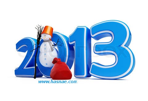 كل عام وانتم بخير كل عام وانتم الي الله اقرب بمناسبة السنه الميلاديه الجديده Bonne-année-2013-Hasnae.com-ar14