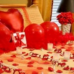 Chambre à coucher romantique pour la Saint Valentin - 8