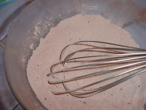 Préparation du Brownie Cake