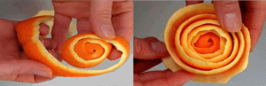طريقة تزيين الشموع بقشور البرتقال