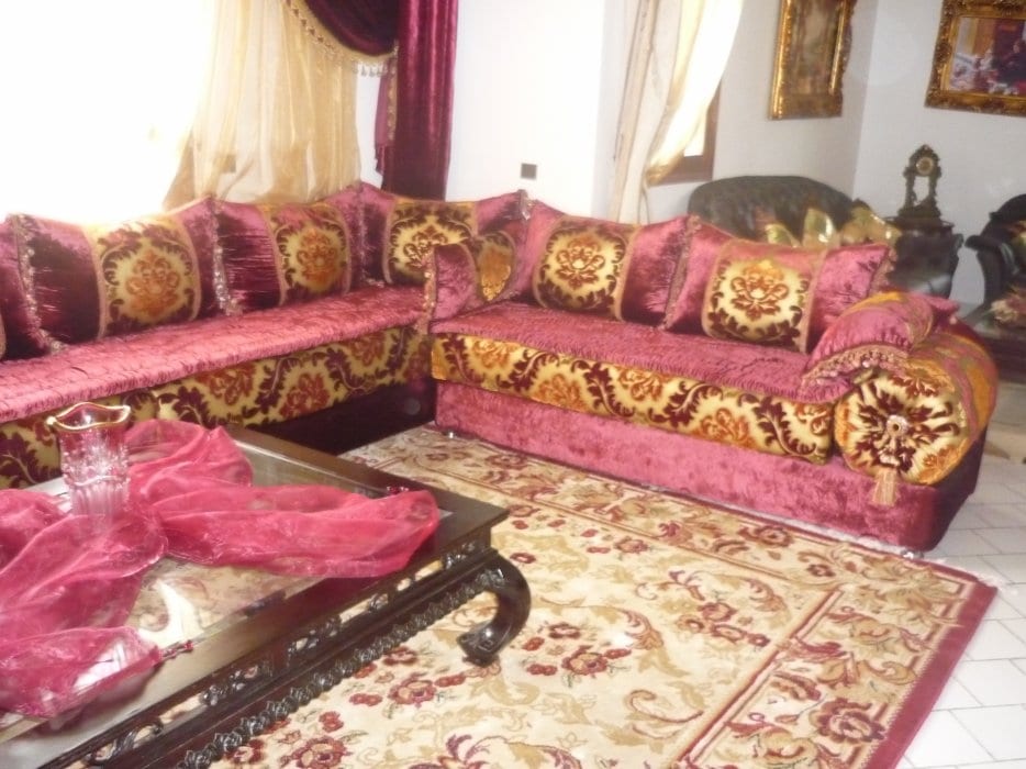 صالونات مغربية ديكور تقليدي Salons Marocains Beldi Nouvelle Collection Model 3