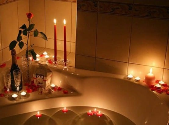 أفكار ديكور حمامات رومنسية - 9