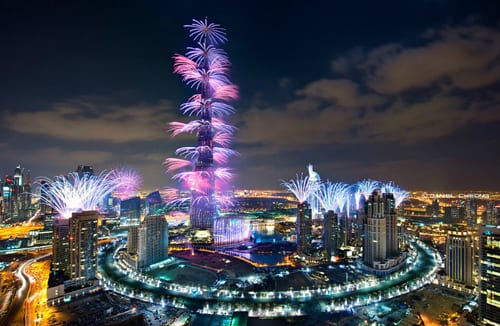 صور جميلة للألعاب النارية من دبي 2014 - 1