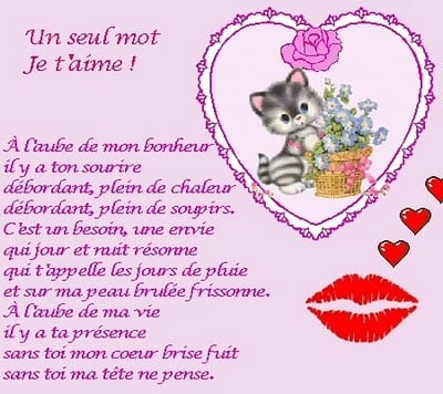 Belle collection de poèmes d'amour pour la Saint Valentin 2015 - 2