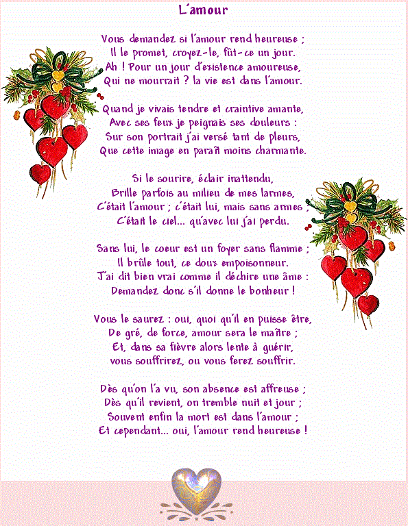 Belle collection de poèmes d'amour pour la Saint Valentin 2018 - 5