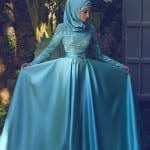 فساتين سهرة من الحجاب التركي 2016 - 2