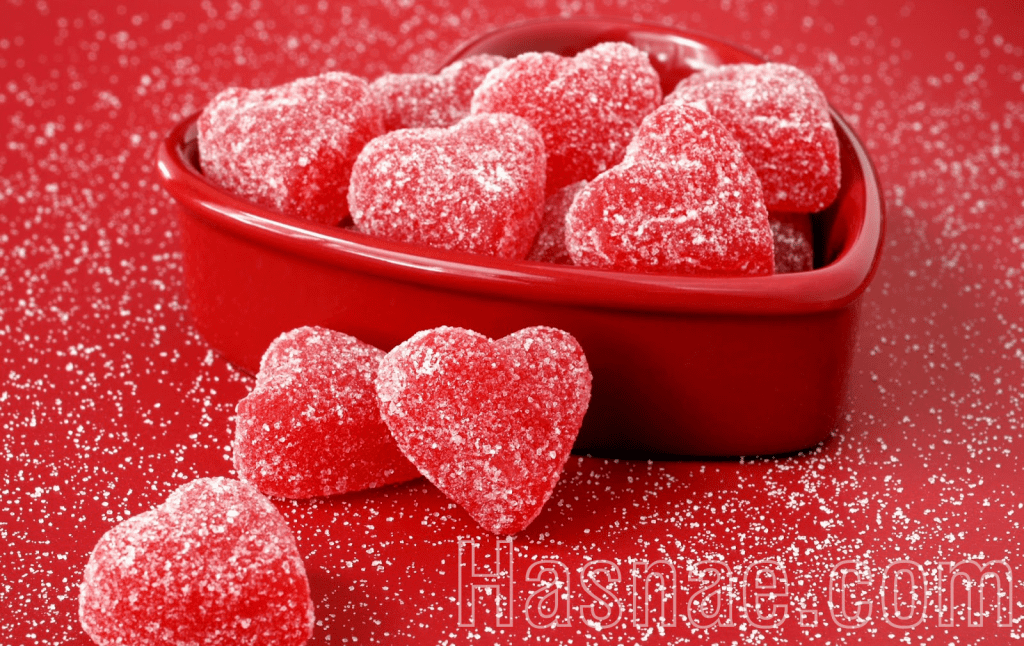 طريقة عمل حلويات الجيلاتين حلال لعيد الحب 2018 سهلة في المنزل